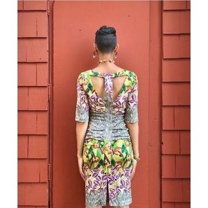 Anthropologie Tracy Reese Spliced Nouveau Dress